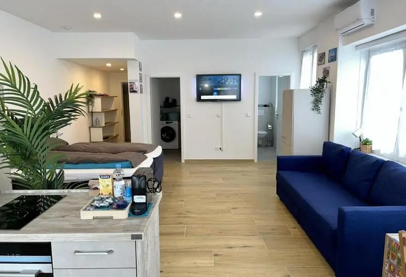 Huoneisto 1 Makuuhuone, Gästehaus Rheinstetten Forchheim