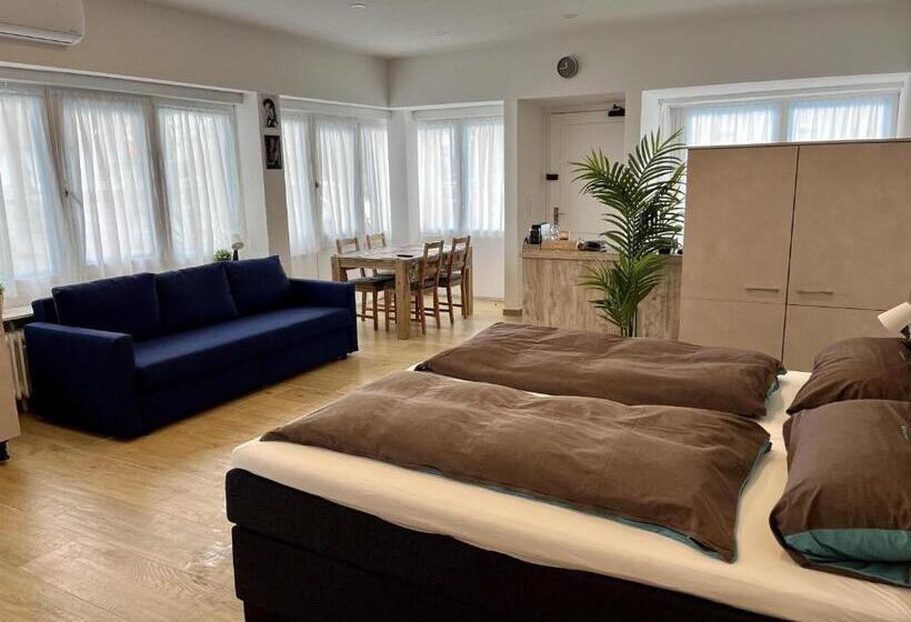 Apartamento 1 Quarto, Gästehaus Rheinstetten Forchheim