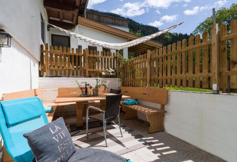 バルコニー付き１ベッドルームアパートメント, Restaurant Appartements Almdiele