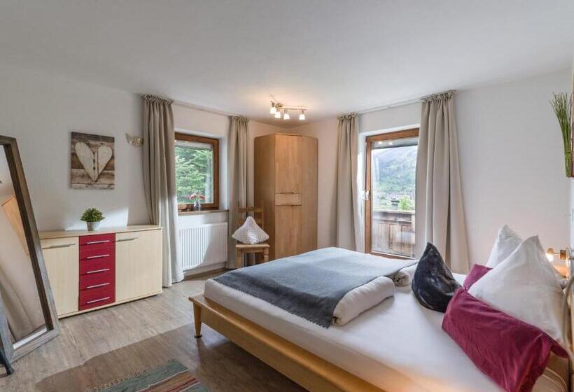 דירה בת חדר שינה 1 עם מרפסת, Restaurant Appartements Almdiele