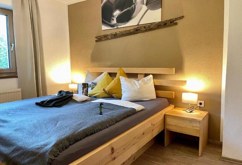 バルコニー付き１ベッドルームアパートメント, Restaurant Appartements Almdiele