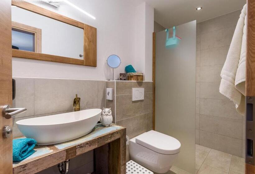 דירה בת חדר שינה 1 עם נוף, Restaurant Appartements Almdiele