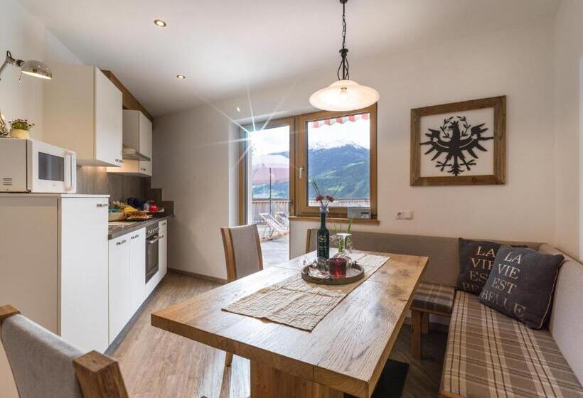 דירה בת חדר שינה 1 עם נוף, Restaurant Appartements Almdiele