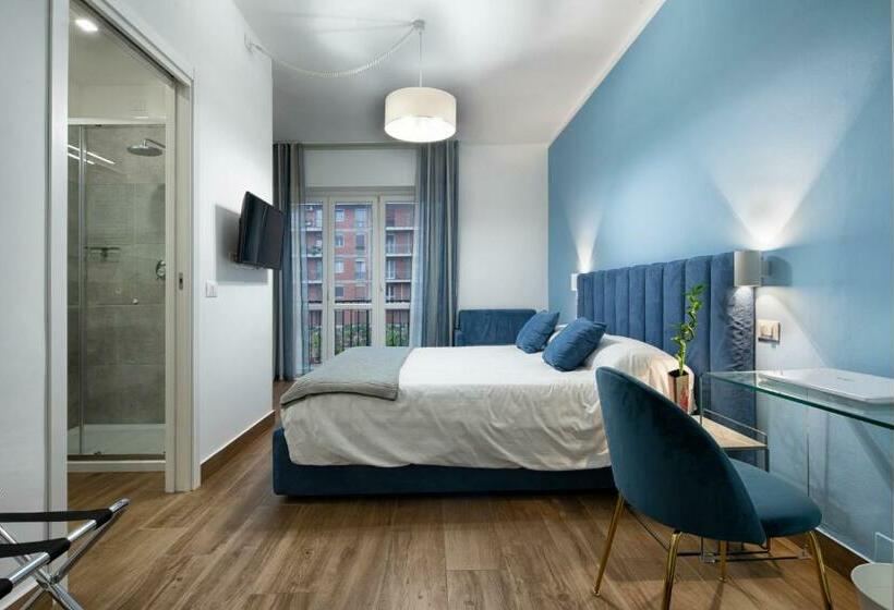 اتاق استاندارد سه تخته با بالکن, B&b Campari 10