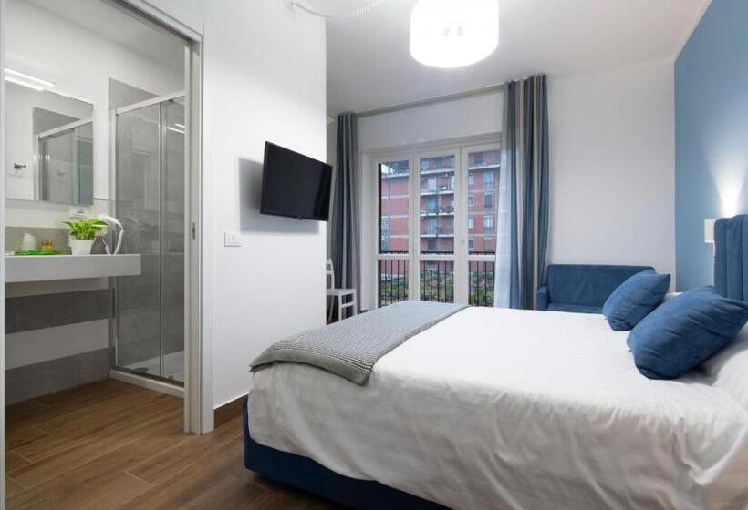 اتاق استاندارد سه تخته با بالکن, B&b Campari 10