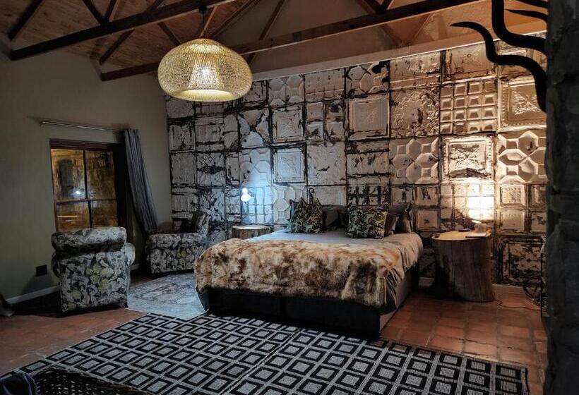 キングサイズベッドのデラックスルーム, Tzamenkomst River Lodge