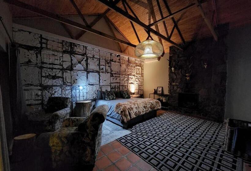 キングサイズベッドのデラックスルーム, Tzamenkomst River Lodge