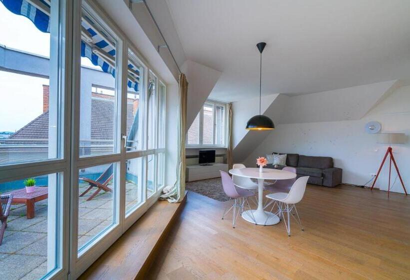 آپارتمان 1 خوابه با تراس, Vienna Residence, City Park Belvedere