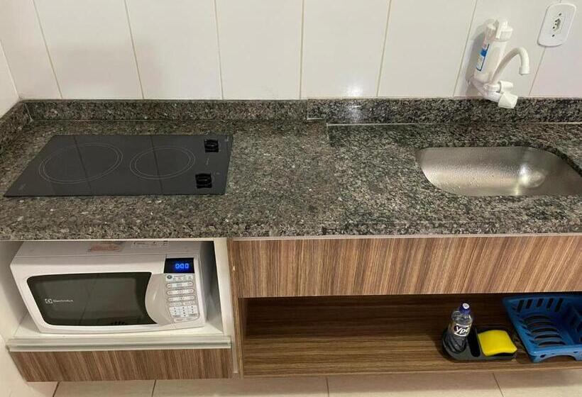 带1个卧室的公寓, Apart Hotel Lacqua Di Roma Caldas Novas