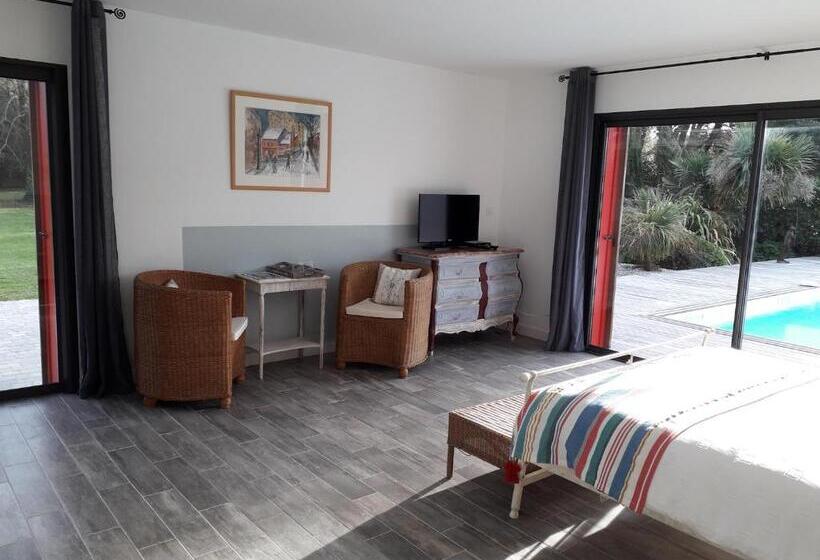 标准间带游泳池, Les Naiades