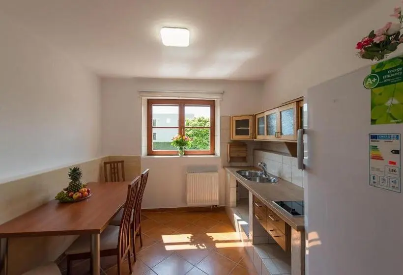 デラックスの４人部屋, Penzion Leknín