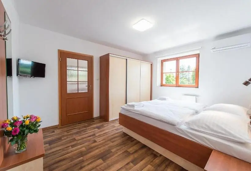 デラックスの４人部屋, Penzion Leknín