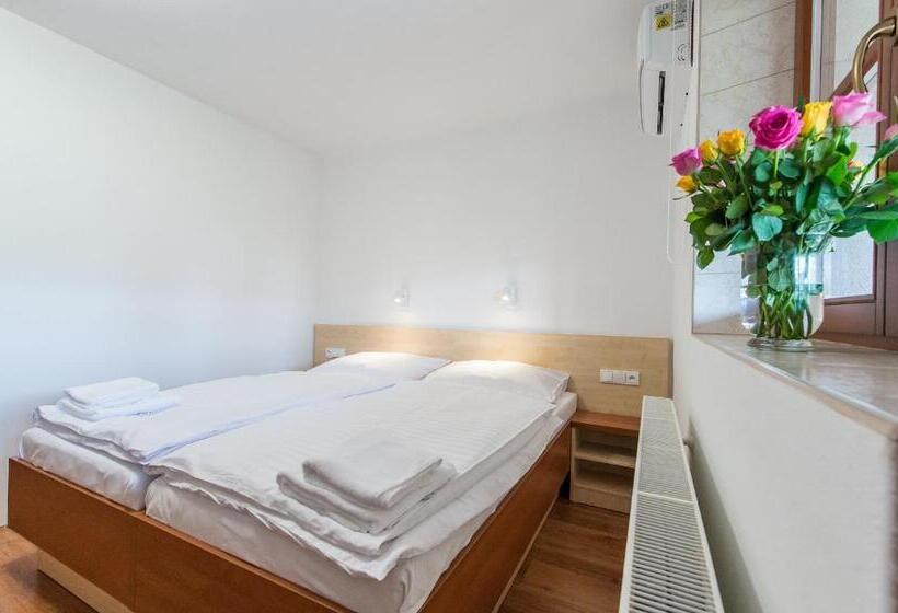 חדר דלוקס עם מרפסת, Penzion Leknín