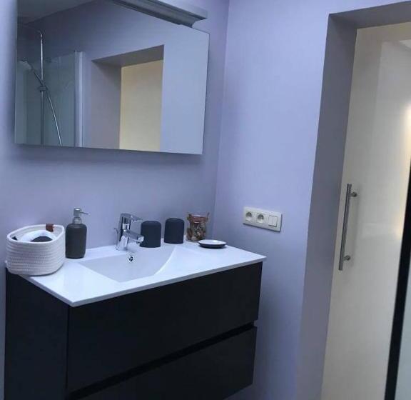 غرفة قياسية مع حمام خارجي, Ferme De La Petite Fagne