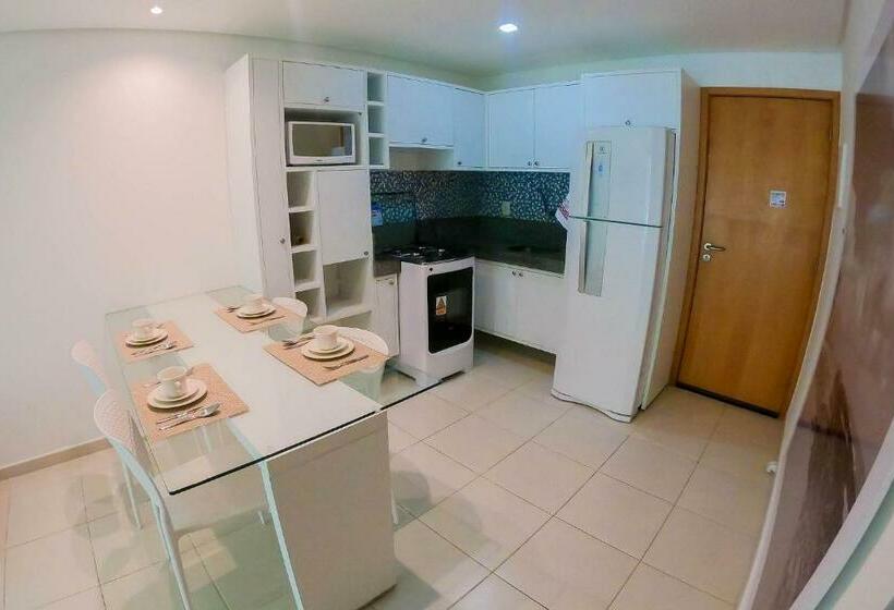 带2个卧室的公寓, Freitas Resort Carneiros Beach Resort