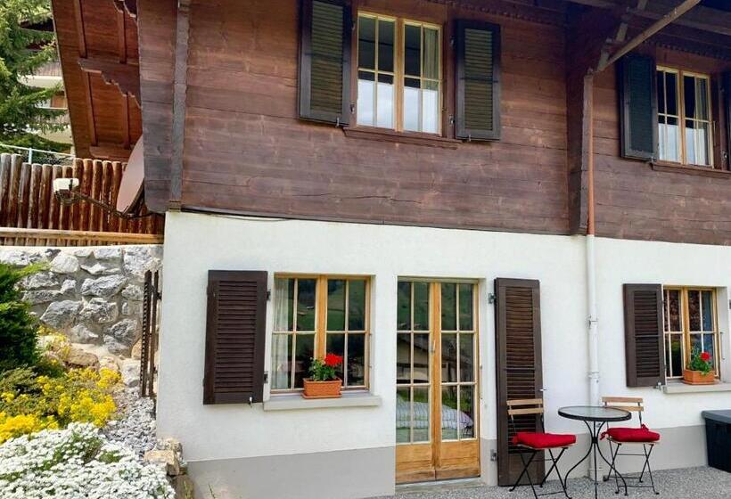 샬레, One Bedroom With Mountain And Garden View Ground Floor Of Chalet Solaria