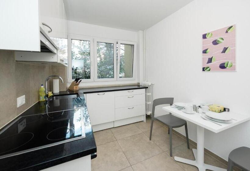 Apartament 1 Dormitori amb Balcó, Zurich Furnished Homes