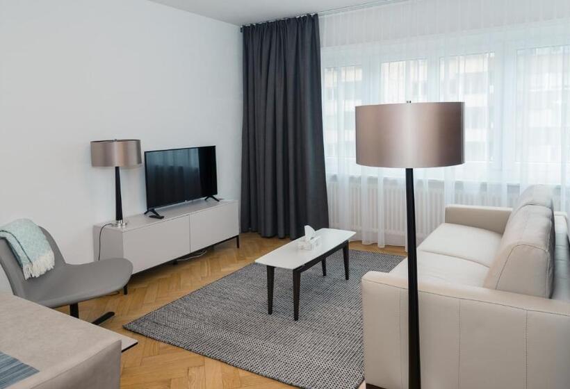 Apartament 1 Dormitori amb Balcó, Zurich Furnished Homes
