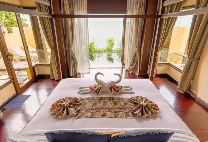 オーシャンビューの１ベッドルームビラ, Chantaramas Beach Resort, Koh Phangan