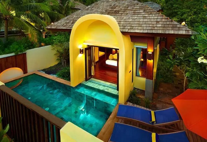 オーシャンビューの１ベッドルームビラ, Chantaramas Beach Resort, Koh Phangan