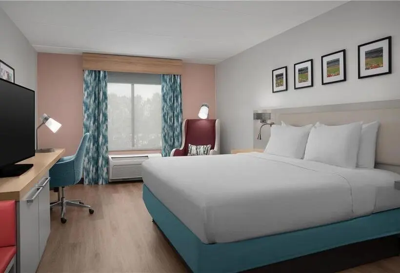 身障者適用キングサイズベッドルーム, Hilton Garden Inn Charlotte/concord