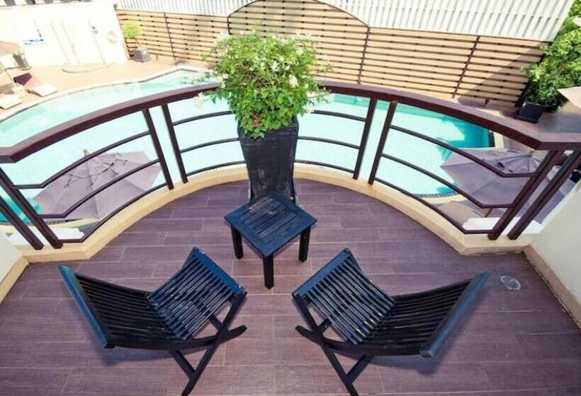 标准间带露台, A Te Chumphon Hotel   Sha Plus