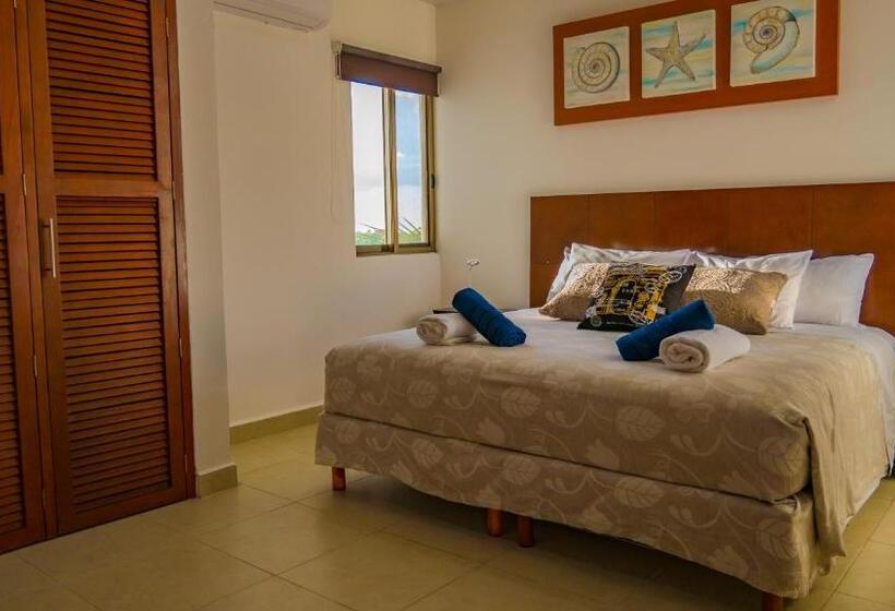 침실 1개 바다 전망 아파트, Suite Isla Mujeres