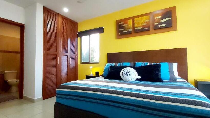 침실 1개 발코니 아파트, Suite Isla Mujeres