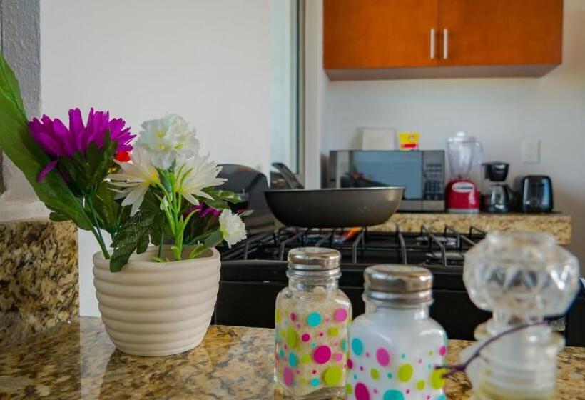 침실 1개 발코니 아파트, Suite Isla Mujeres