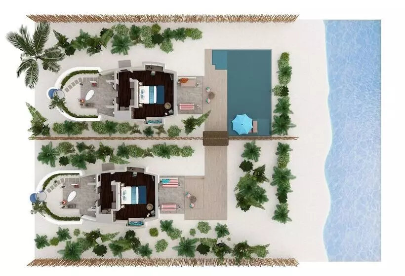 ویلای 2 خوابه, Anantara Dhigu Maldives Resort