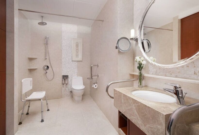 스탠다드 룸 더블 침대 2개, Shanghai Marriott Marquis City Centre