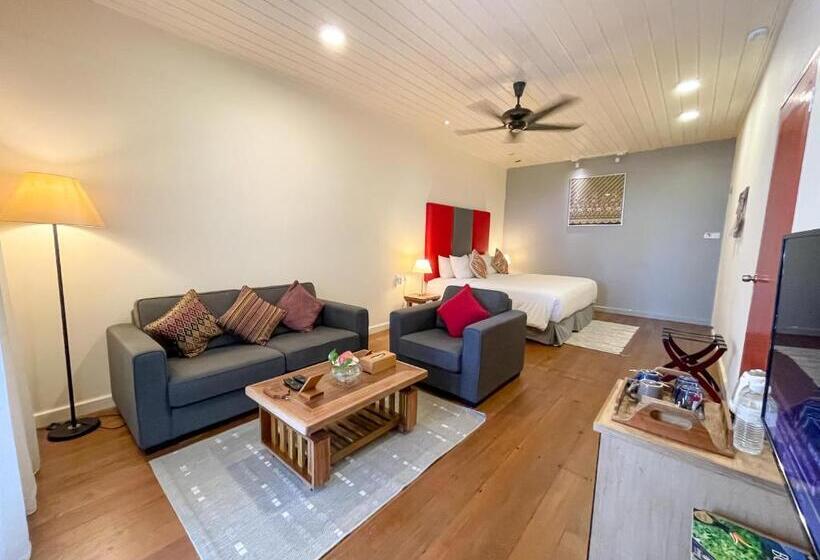 キングサイズベッドのスイートルーム, Sutera Sanctuary Lodges At Manukan Island