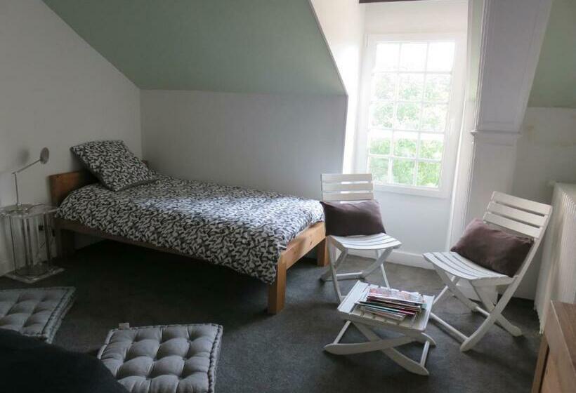 غرفة قياسية ثلاثية مطلة علي الحديقة, B&b Ducey