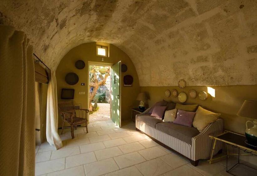 带花园景观的标准工作室, Masseria Celano