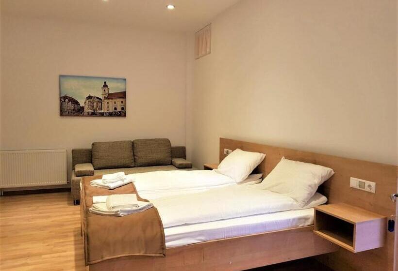 اتاق استاندارد با تخت بزرگ, 4rooms Central Sibiu