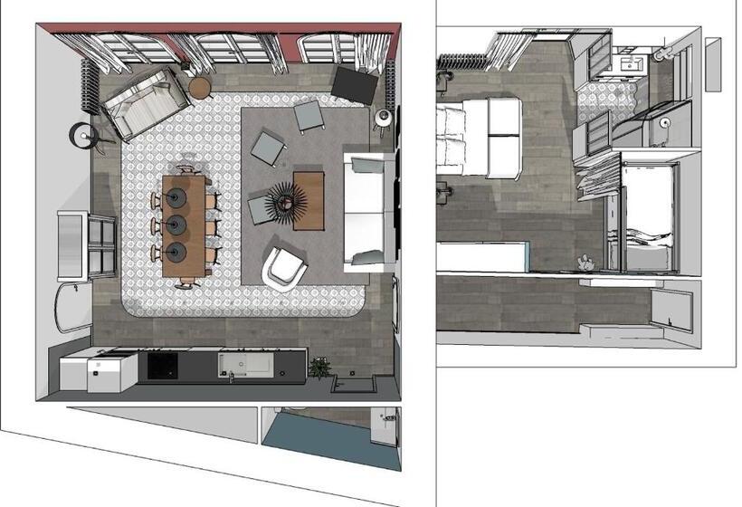 庭の見える1ベッドルームアパートメント, Au Rez De Jardin