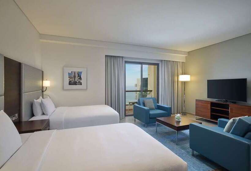 带海景的标准工作室, Hilton Dubai The Walk