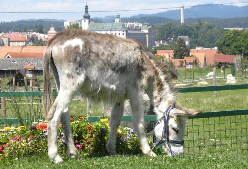 Family flat with garden view, Farma Wenet