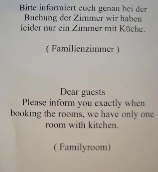 スタンダード４人部屋, Pension Chalet Bergseegut