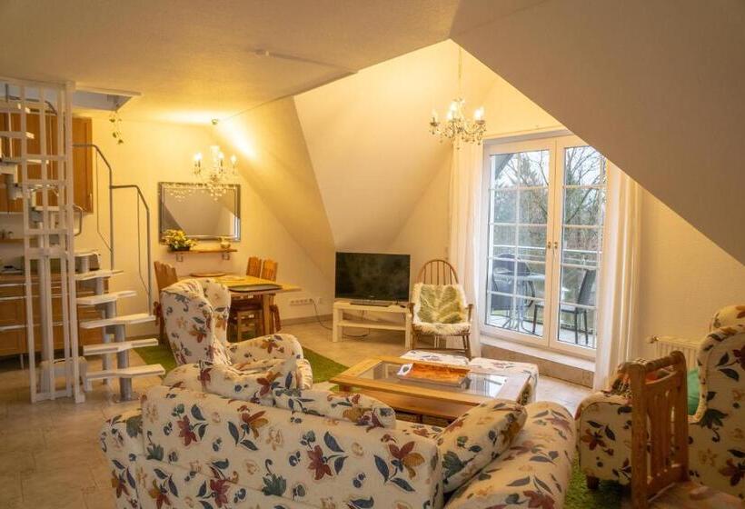 Апартаменты 1 Спальня с Балконом, Haus Waldwiese
