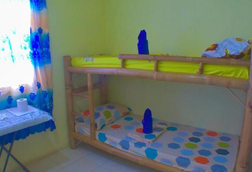 이코노미 쿼드러플룸(공용 화장실), Mlk Bamboo Beachhouse