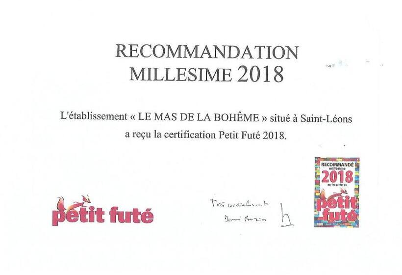 ガーデンビュースタンダードルーム, Mas De La Boheme L Hermet