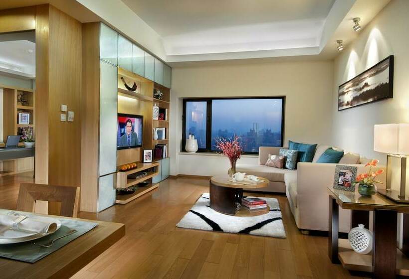 דירת חדר דלוקס, Somerset International Building Tianjin