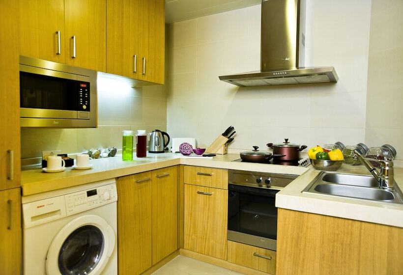 شقة إدارية 3 غرف نوم, Somerset International Building Tianjin