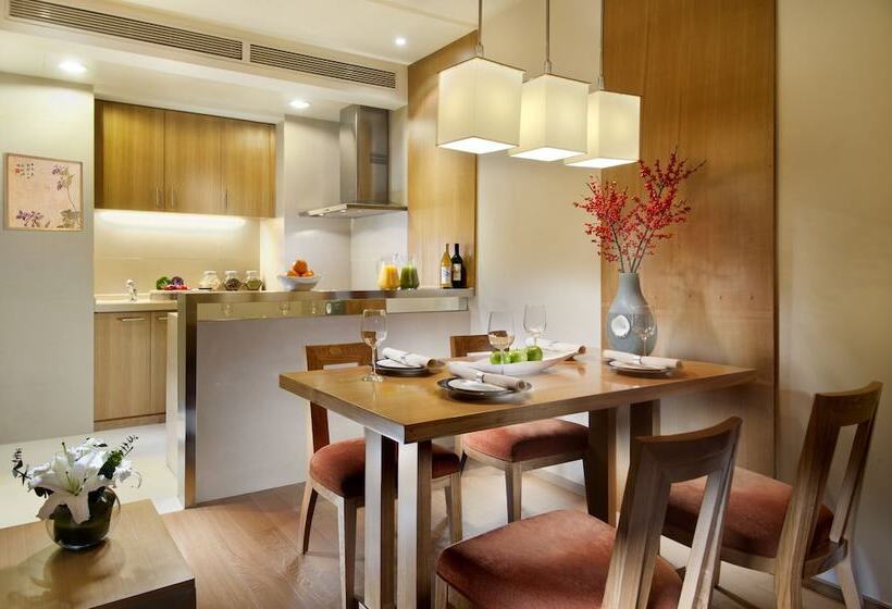 דירת פרמיום 3 חדרי שינה, Somerset International Building Tianjin