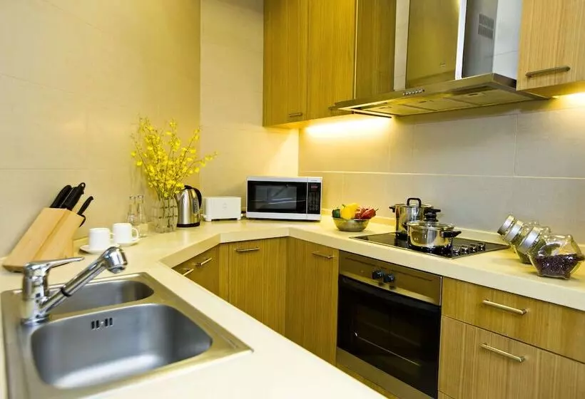 آپارتمان مدیریتی 2 خوابه, Somerset International Building Tianjin