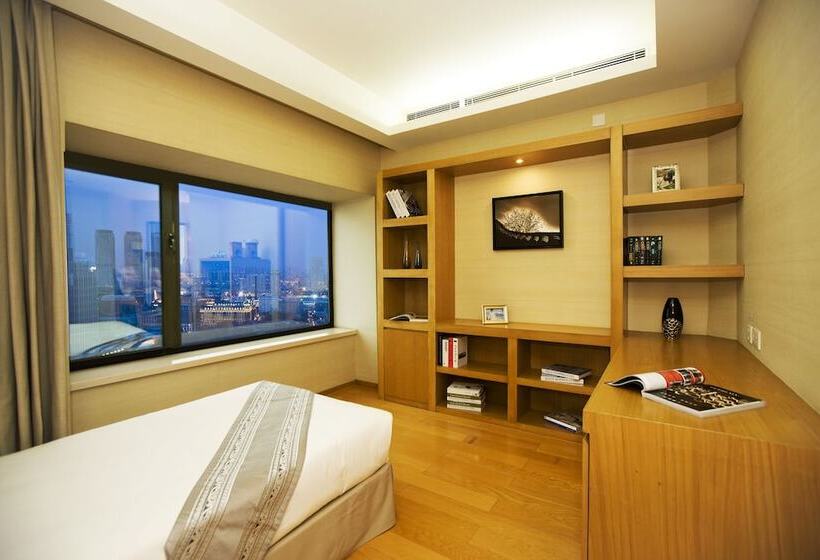 דירת פרמיום 2 חדרי שינה, Somerset International Building Tianjin