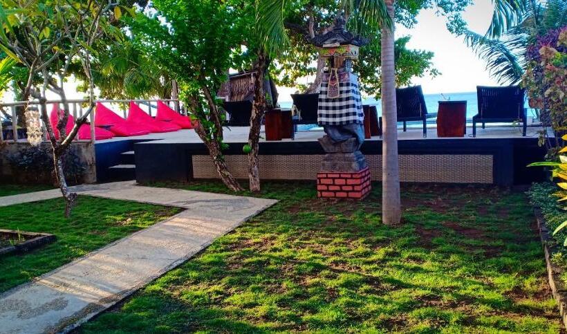 חדר דלוקס עם מרפסת נוף לים, Bali Yogi