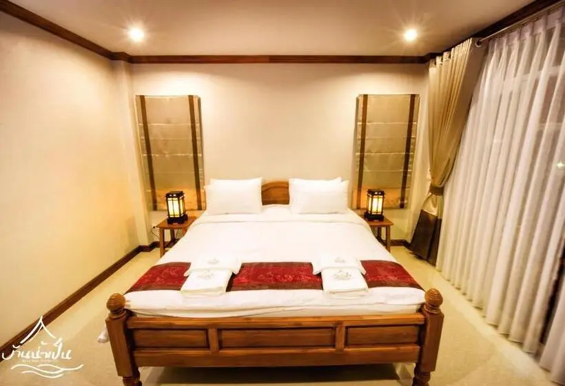 キングサイズベッドのスタンダードルーム, Baan Nam Pen Resort
