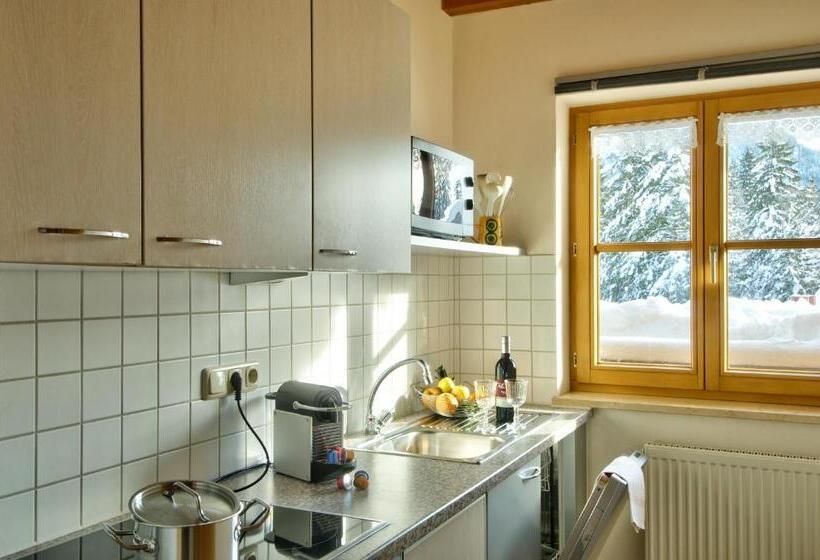 Апартаменты 1 Спальня с Балконом, Siplinger Suites Ferienwohnungen Sauna Und Fitness